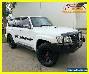 2009 Nissan Patrol GU II ST Wagon 7st 5dr Auto 4sp 4x4 3.0DT [Apr] White A